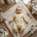 Sunbeam Snuggles Muslin Romper