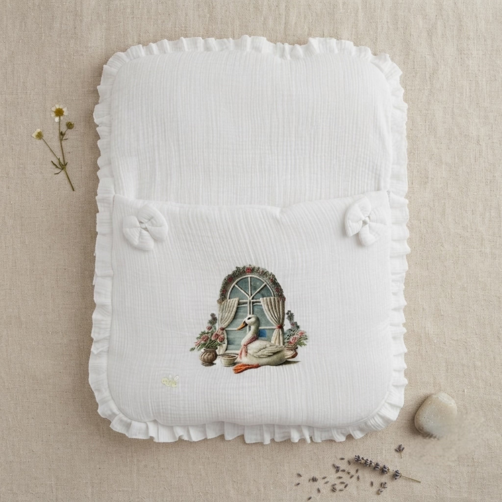 Swan’s Reverie Muslin Sleeping Bag