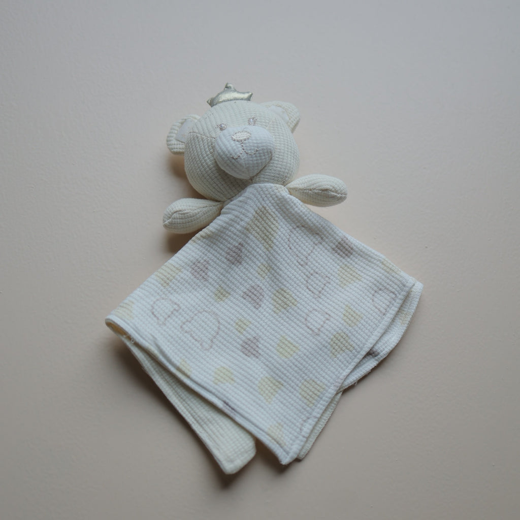 Royal Snuggle Bear Blanket and Hanky Set