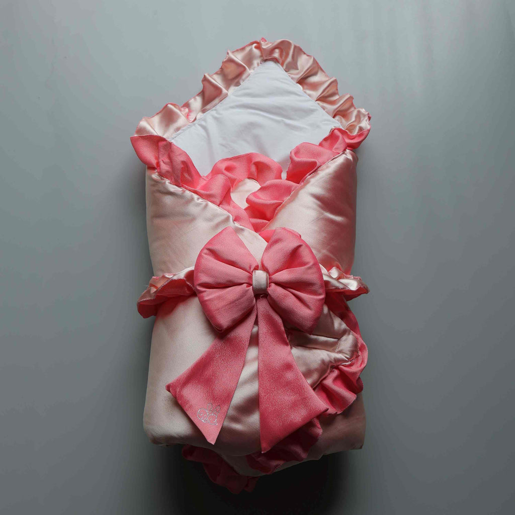 Peach Blush Luxe Drape Set