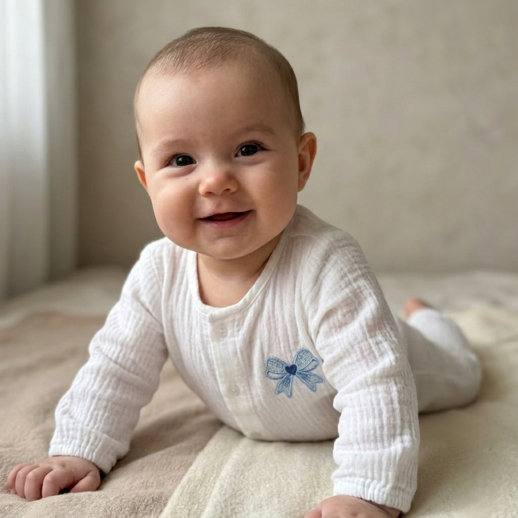 The Baby Aroosa Coeur Bow Romper