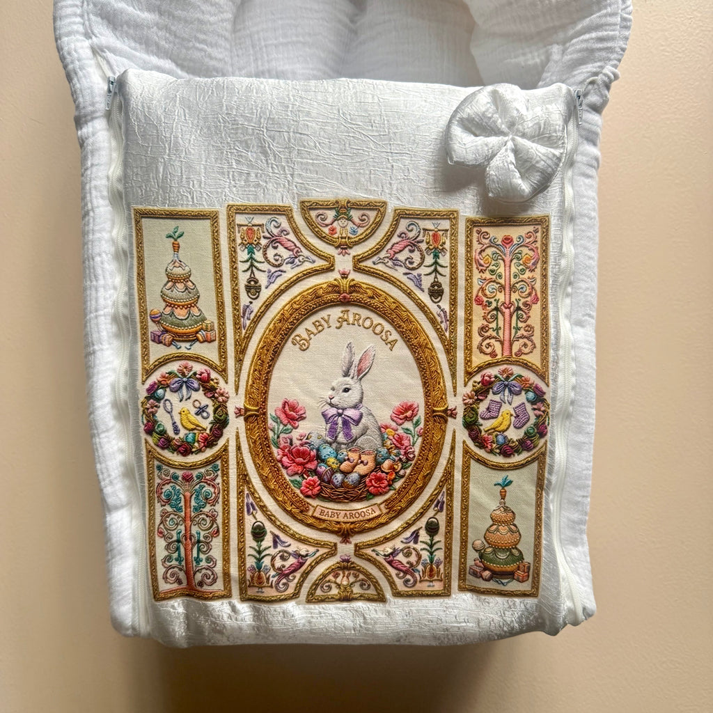 The Baby Aroosa French Nursery Crest Sleeping Bag