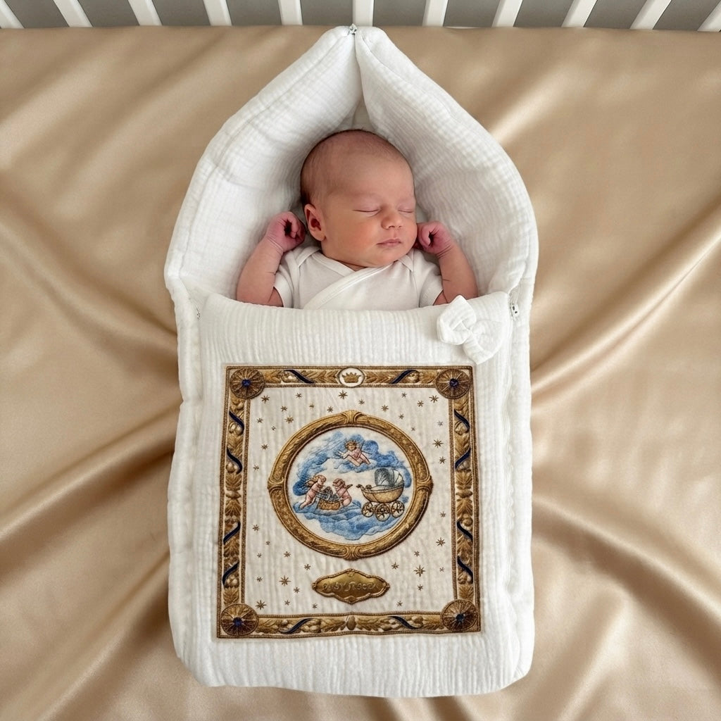 The Celestial Heirloom Muslin Sleeping Bag