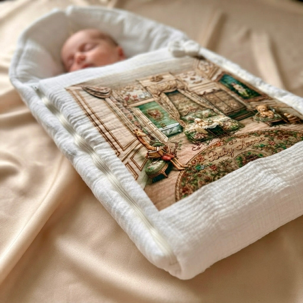 The Royal Nursery Muslin Sleeping Bag
