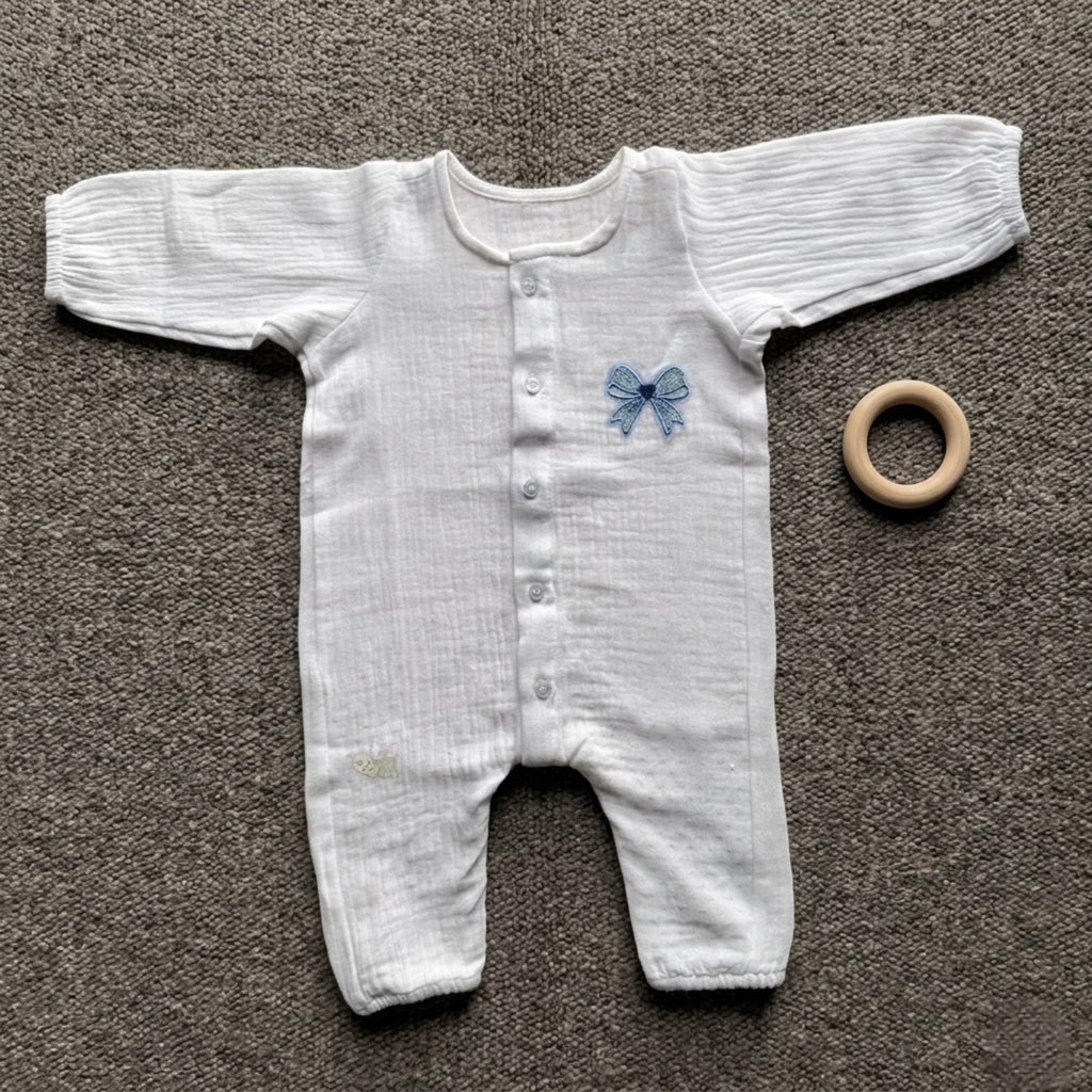 The Baby Aroosa Coeur Bow Romper