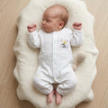 Twinkle Bunny Muslin Romper – Pure Ivory