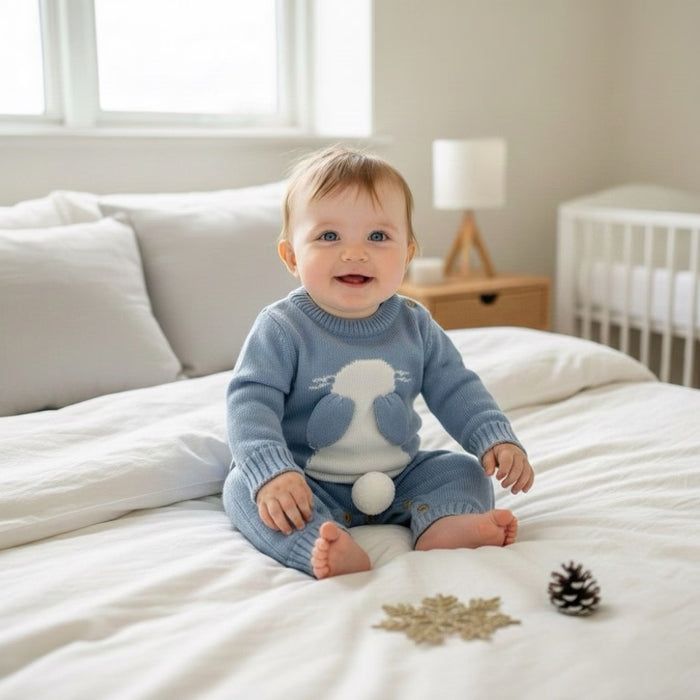 Snow Bunny Cozy Knit Jumpsuit