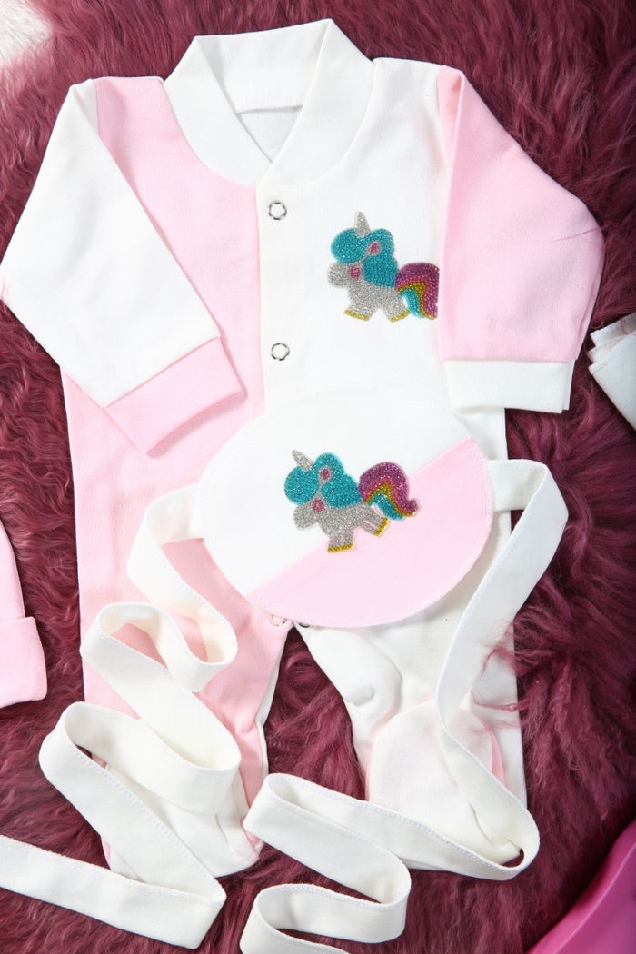 Unicorn Blush Romper Set