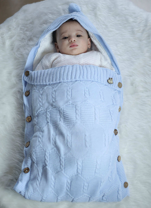 Arctic Nest Fur Lined Baby Swaddle