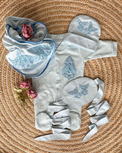 Bluberry Bubbles Romper Set