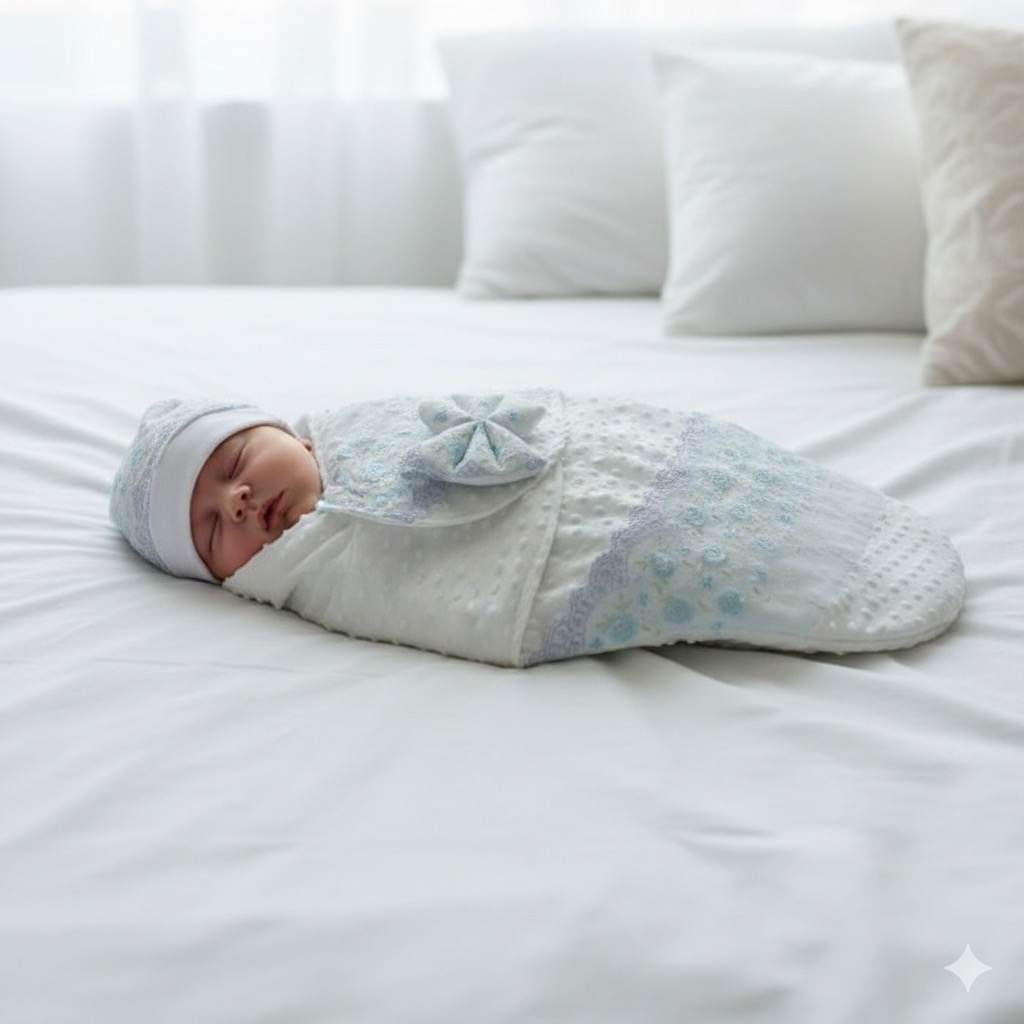 Pastel Bloom Newborn Wrap