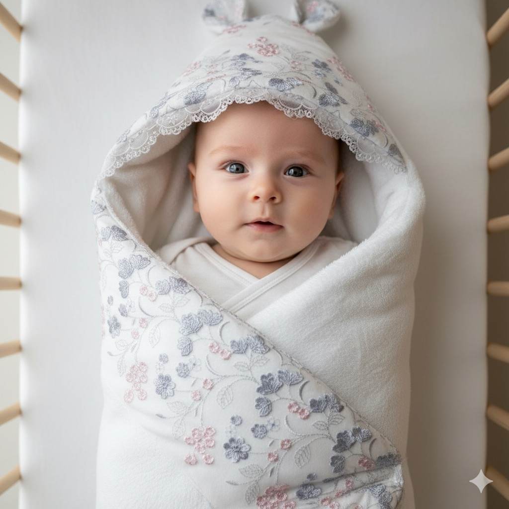 FloraCuddle Hooded Winter Drape