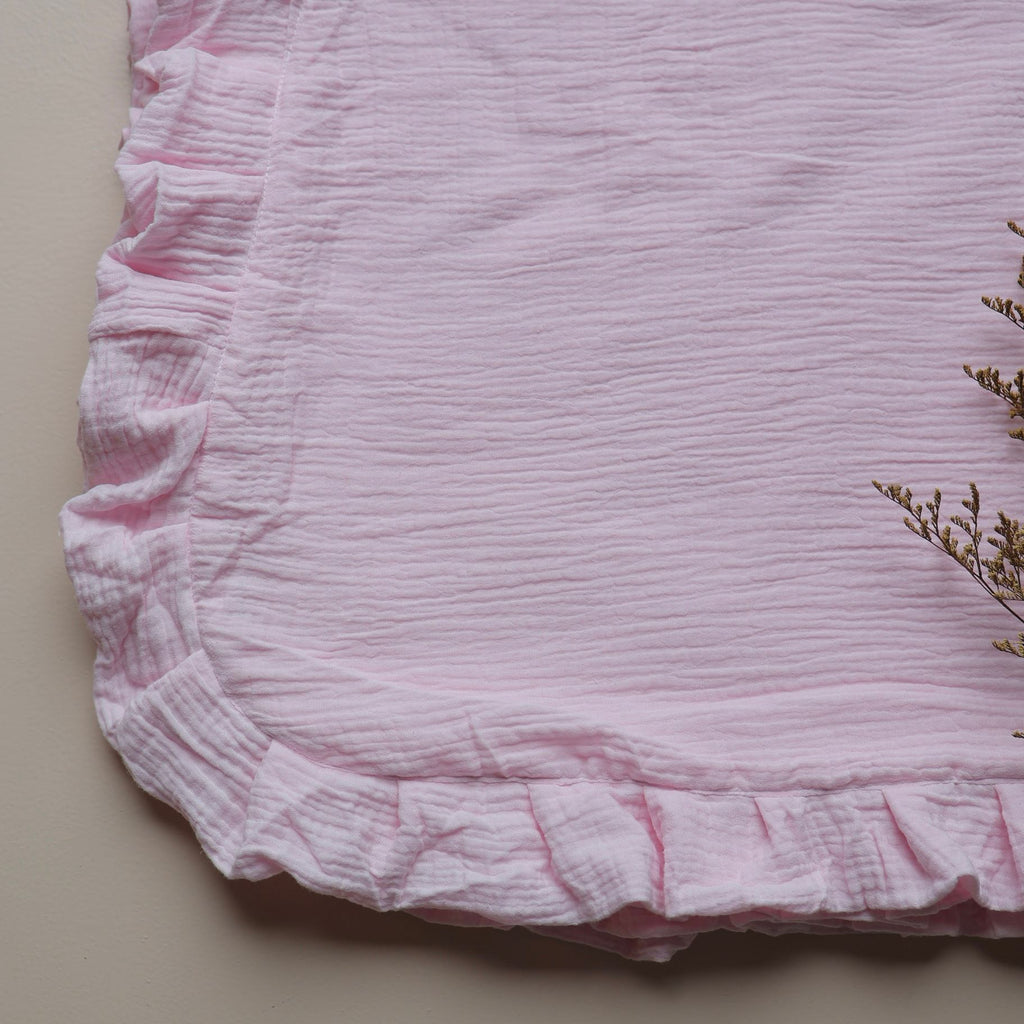 RoseWhisper Muslin Blanket & Pillow Set