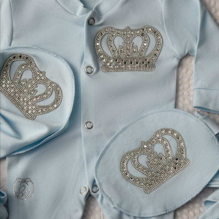 Princely Sapphire Romper Set
