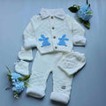 Blue Bunny Woolen Baby Set