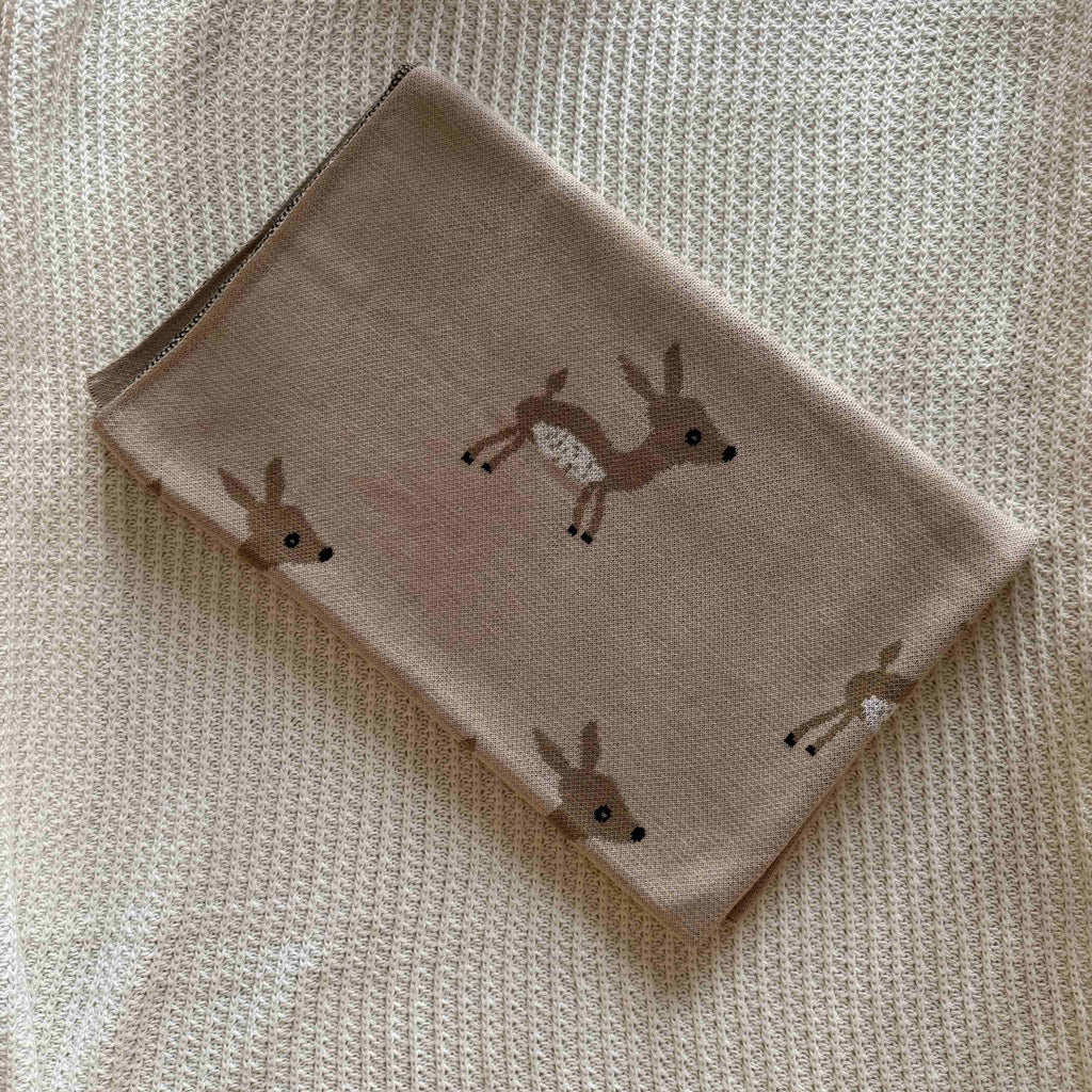 Little Fawn Reversible Baby Blanket