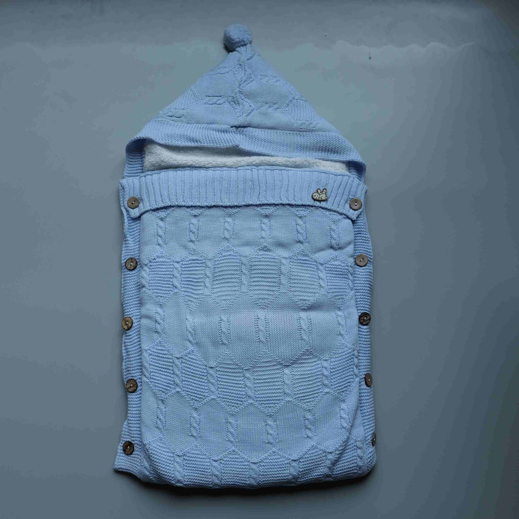 Arctic Nest Fur Lined Baby Swaddle