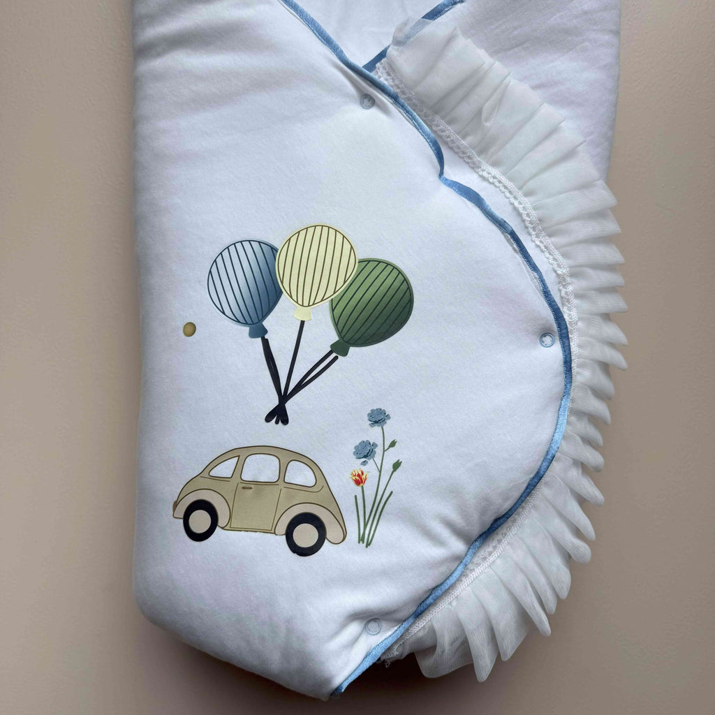 Balloon Ride Baby Drape