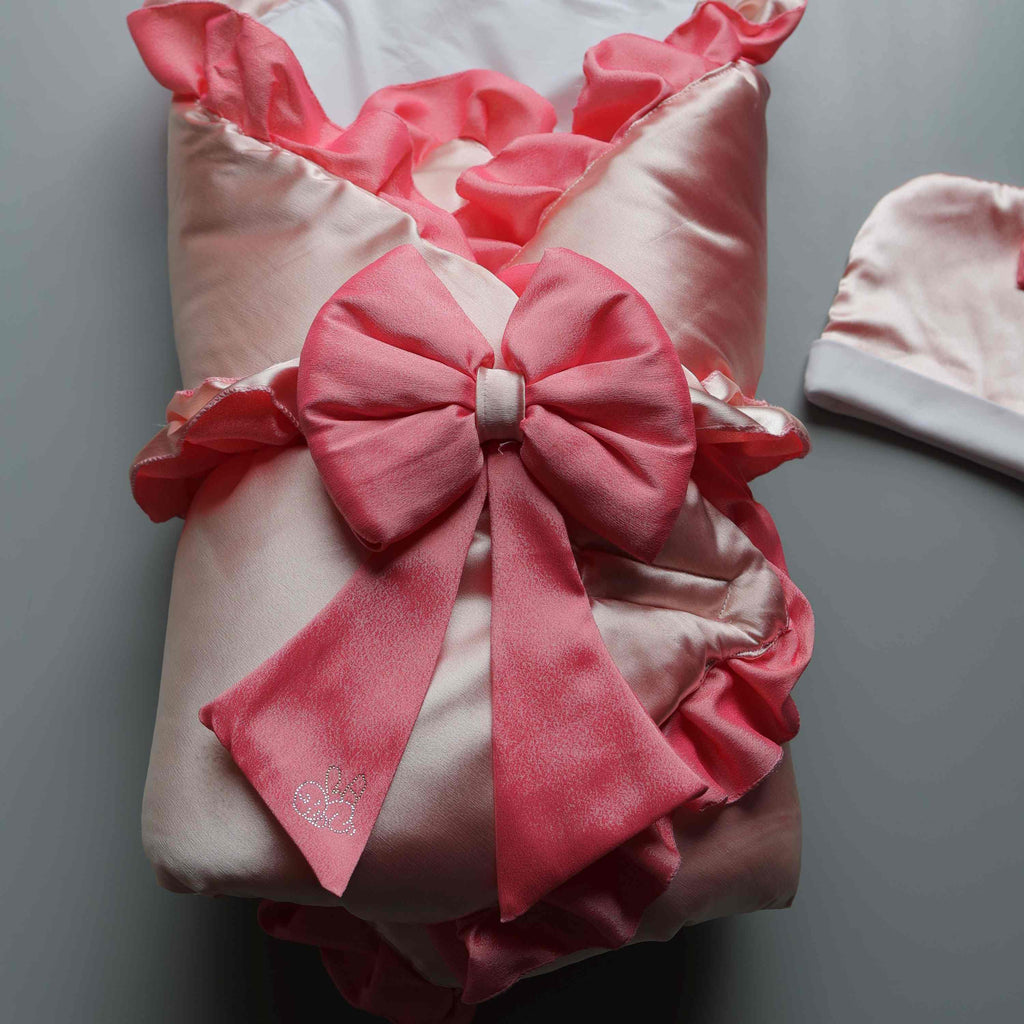 Peach Blush Luxe Drape Set