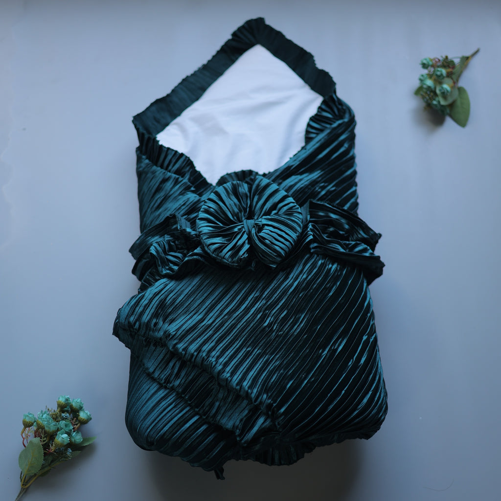 Emerald Serenity Baby Drape Set