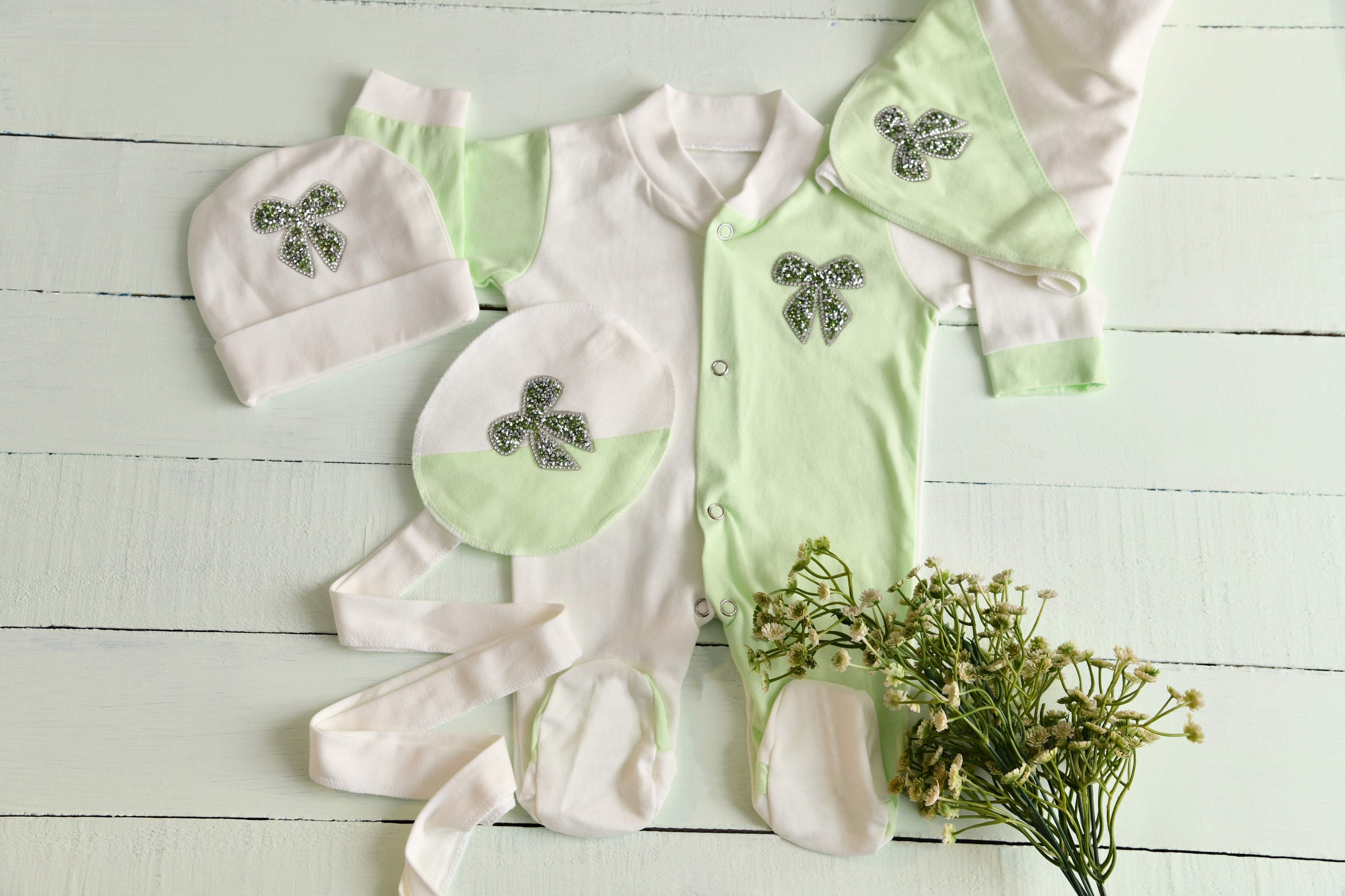 Lime Loop Romper Set