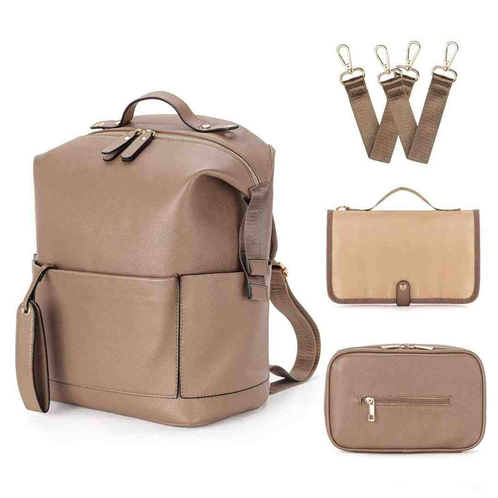 Beige Elegance Diaper Bag
