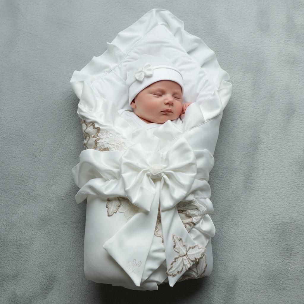 Blanc Belle Baby Drape Set
