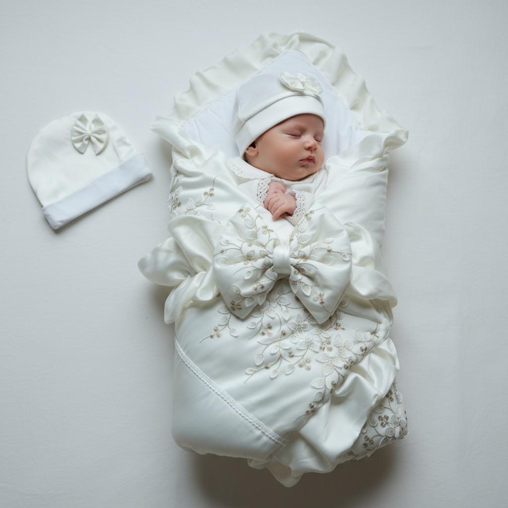 Snow Petal Drape Set