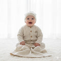 Cozy Sand Knitted Winter Set