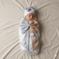 Luxe Dove Bow Swaddle Set