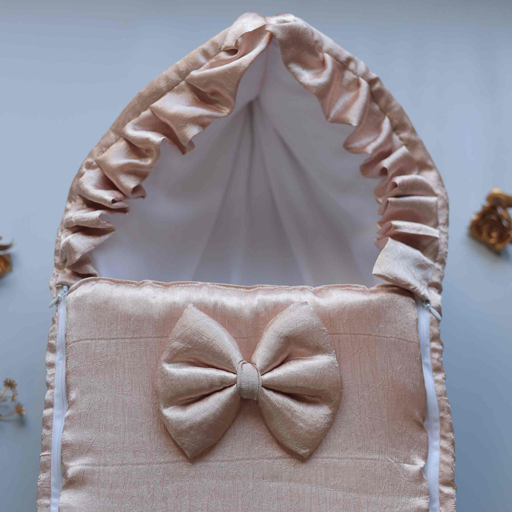 SnugNest Peach Sleeping Bag