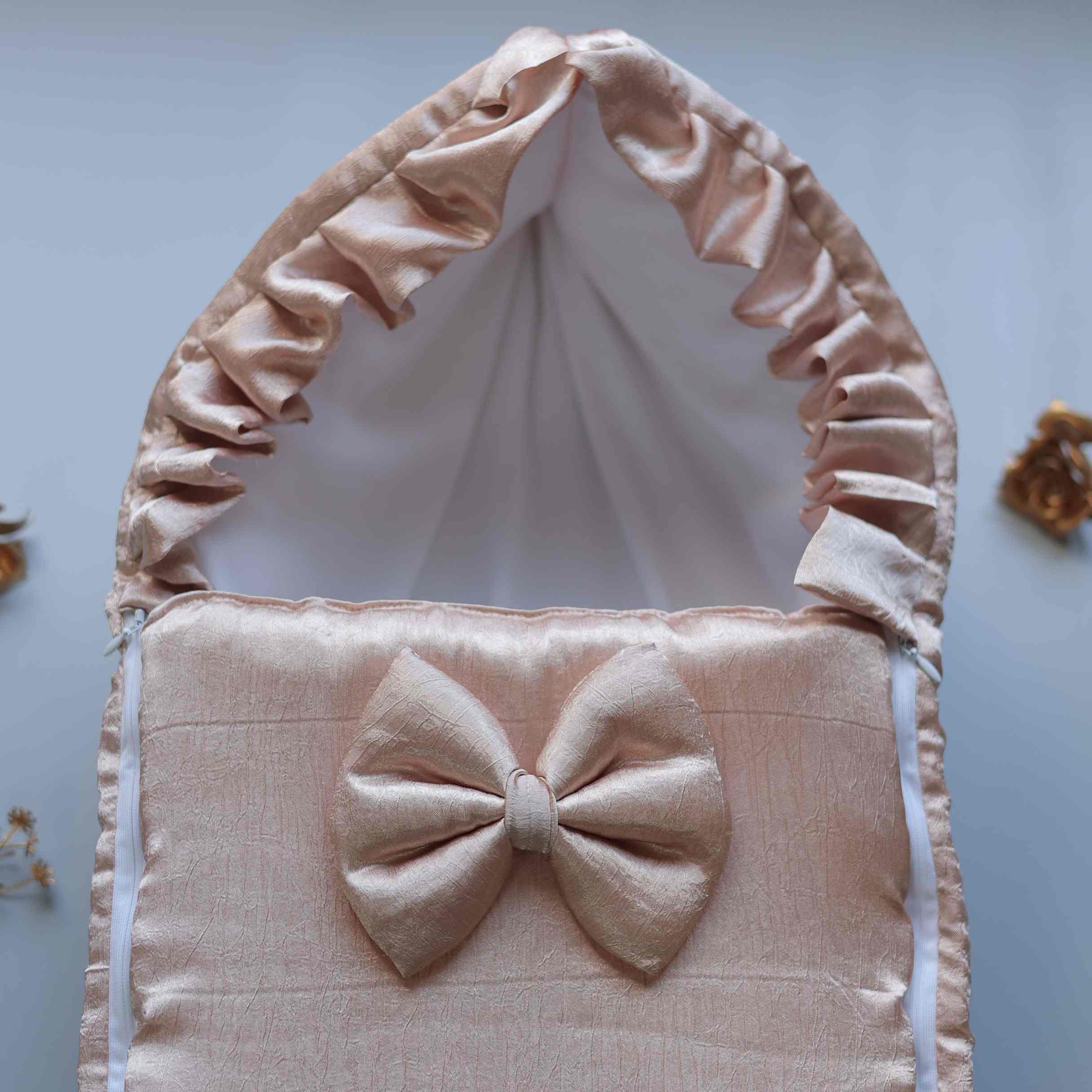 SnugNest Peach Sleeping Bag