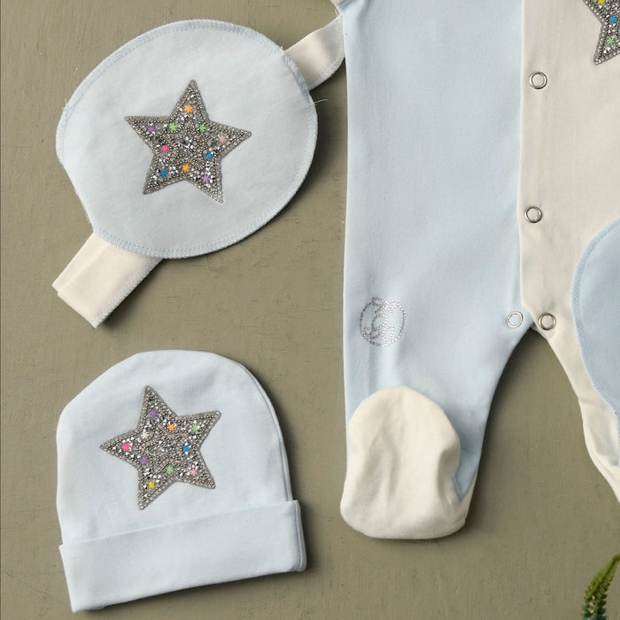 Blueberry Twinkle Romper Set