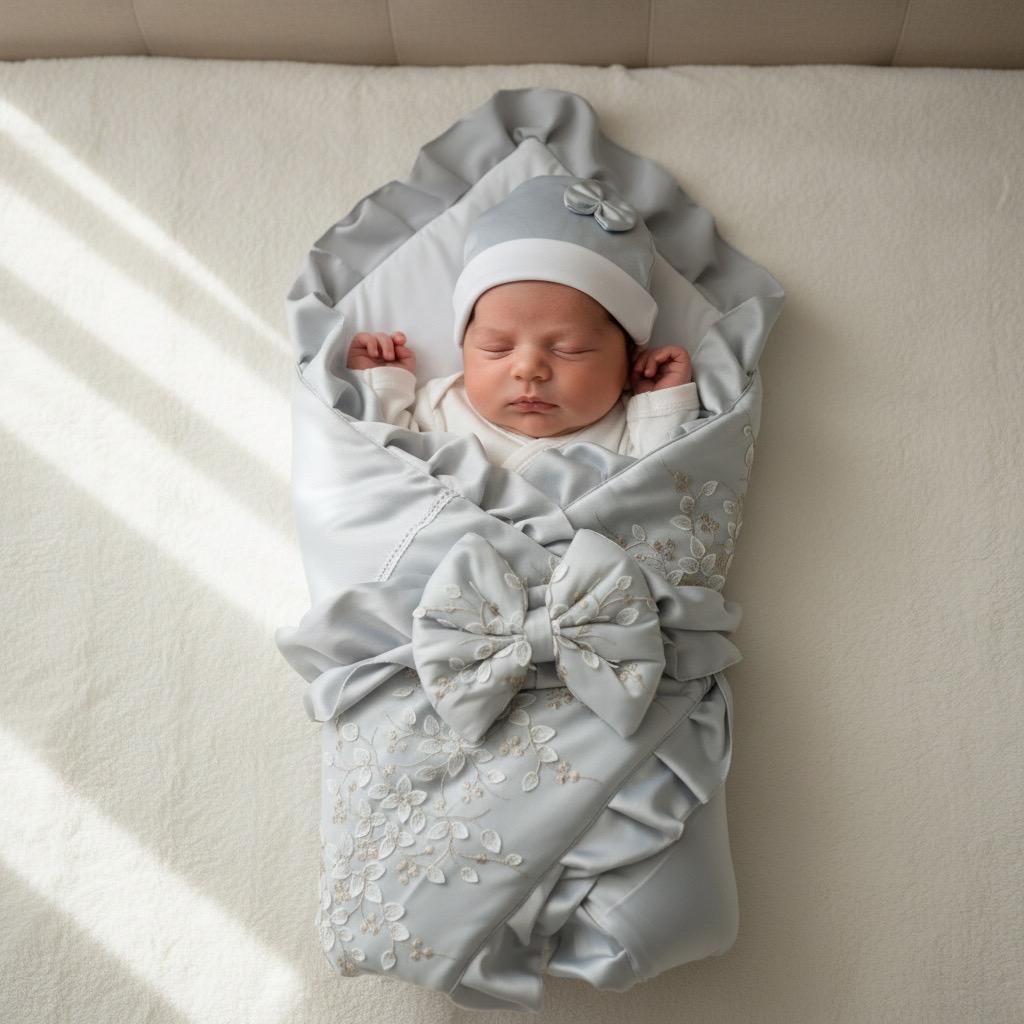 Grey Elan Drape Set