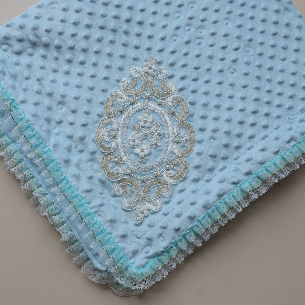 Cloud Dots Baby Blanket