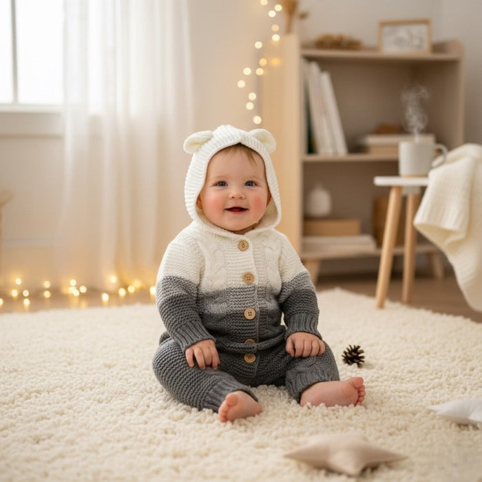 THE GREY OMBRE BUNNY KNIT