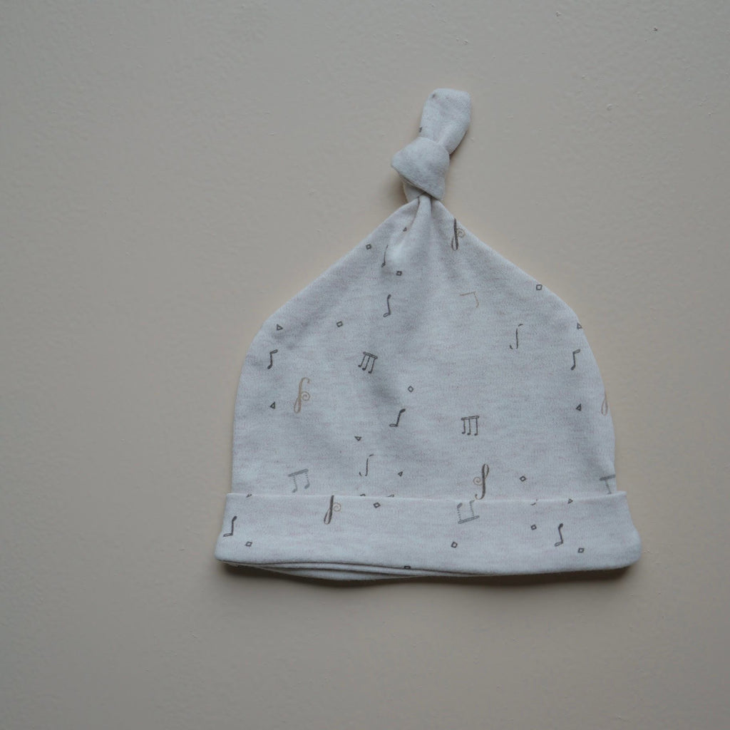 Lullaby Notes Cotton Sleeping Bag and Cap Set