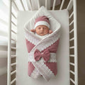 Plum Velvet Lace Snuggle Drape Set
