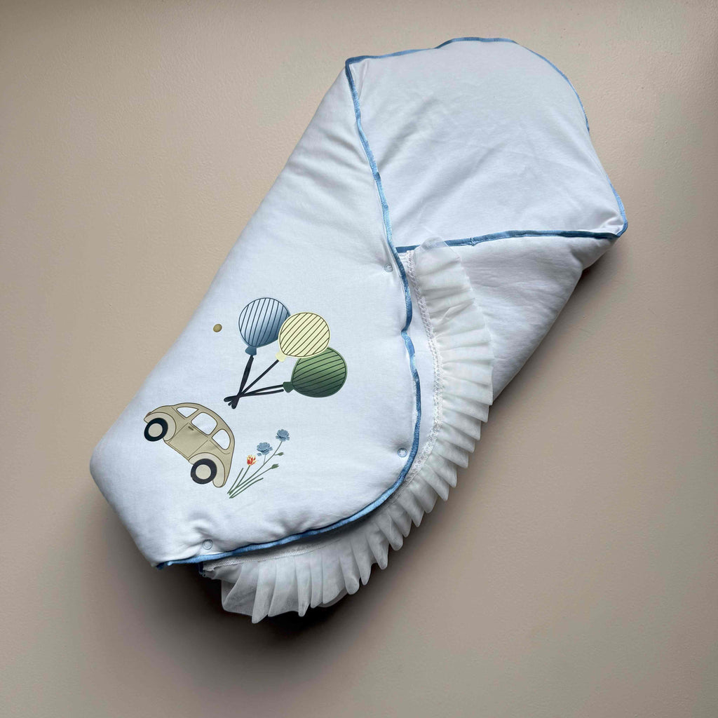 Balloon Ride Baby Drape