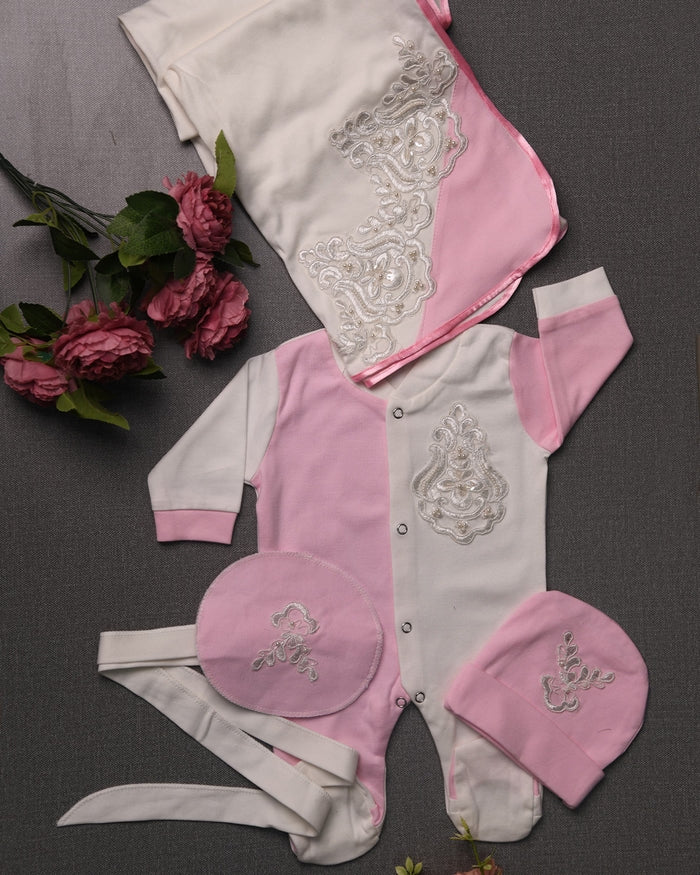 RoseWater RainDrop Romper Set