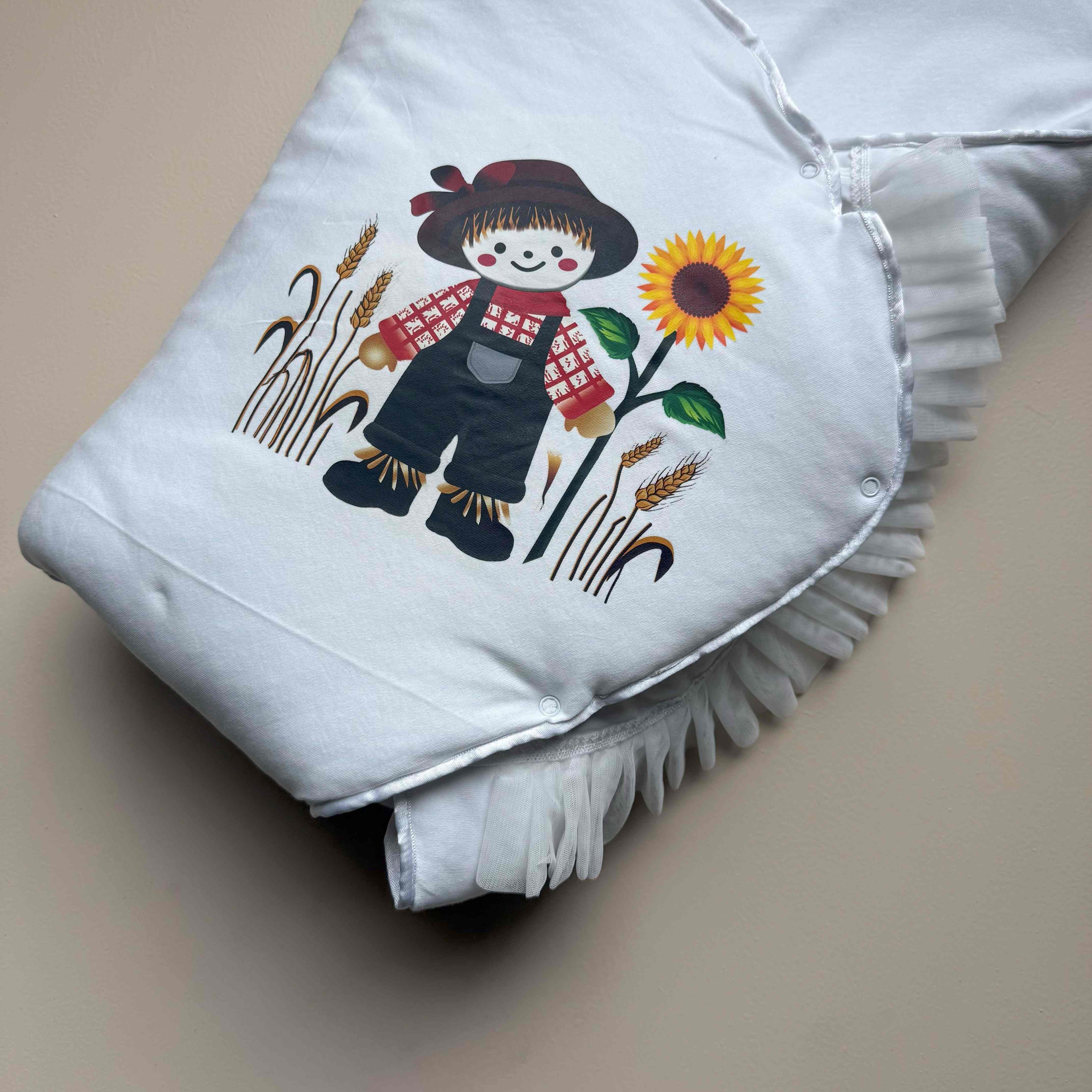 Sunflower Friend Baby Drape