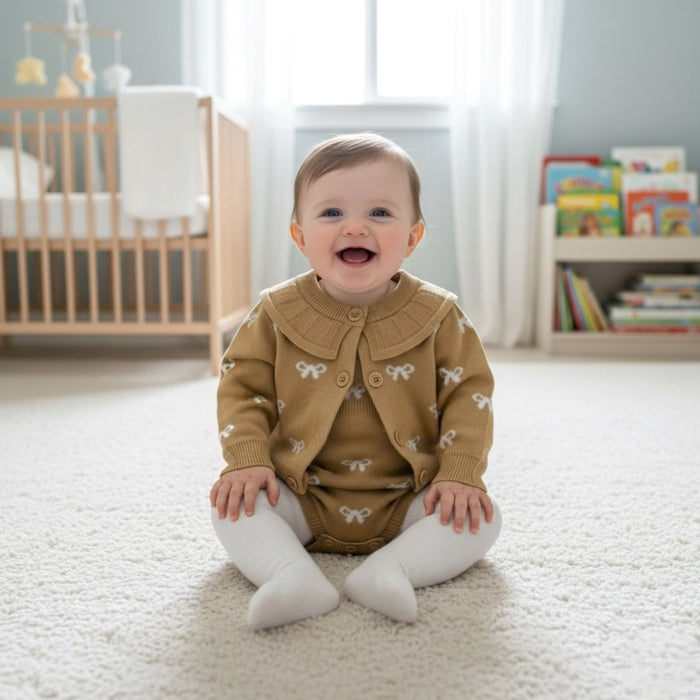 Honey Bow Heirloom Knit Co-Ord