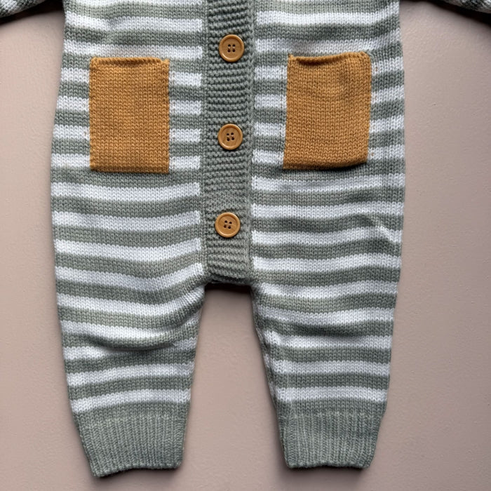 Moss and Honey Knitted Jumpsuit