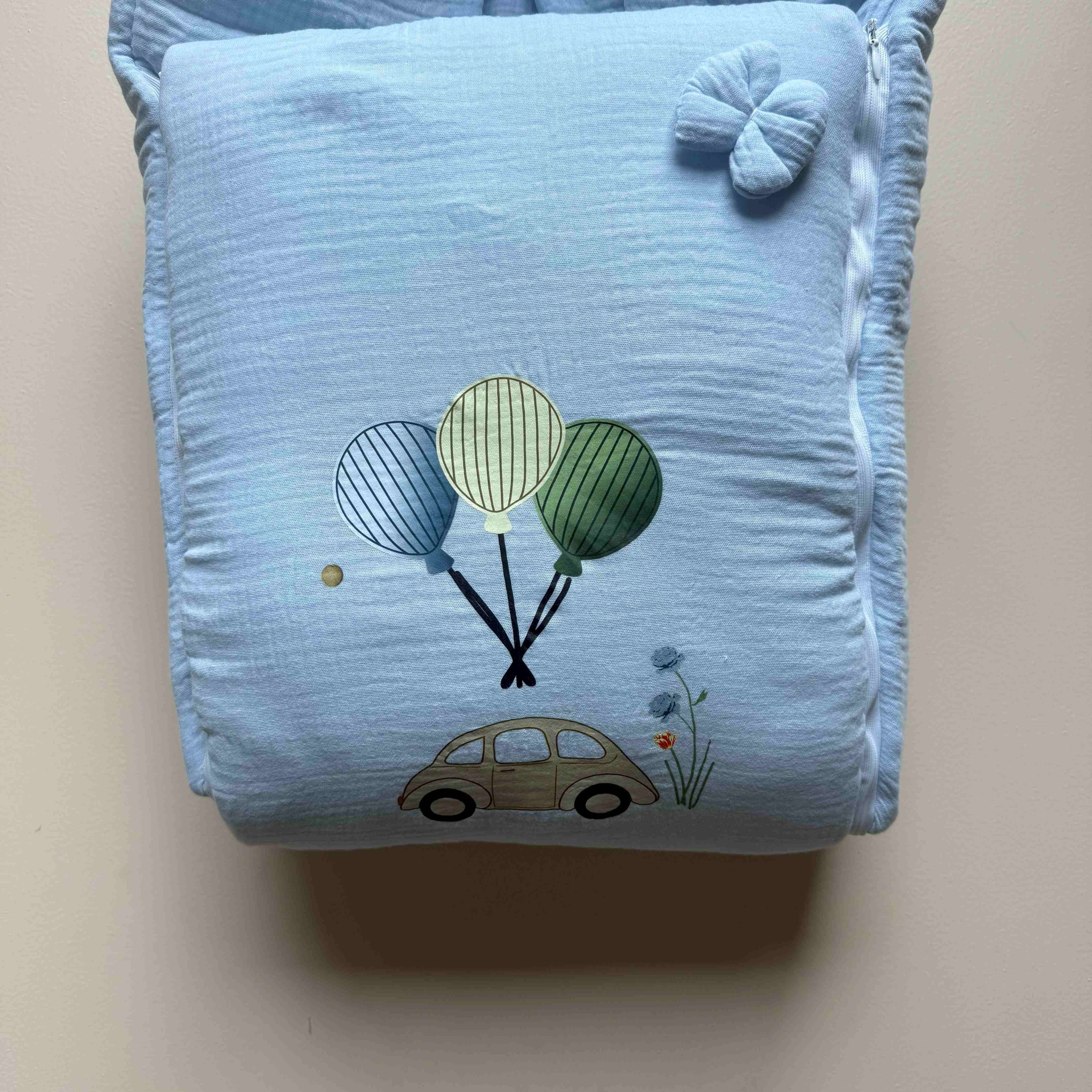 Balloon Ride Muslin Sleeping Bag.