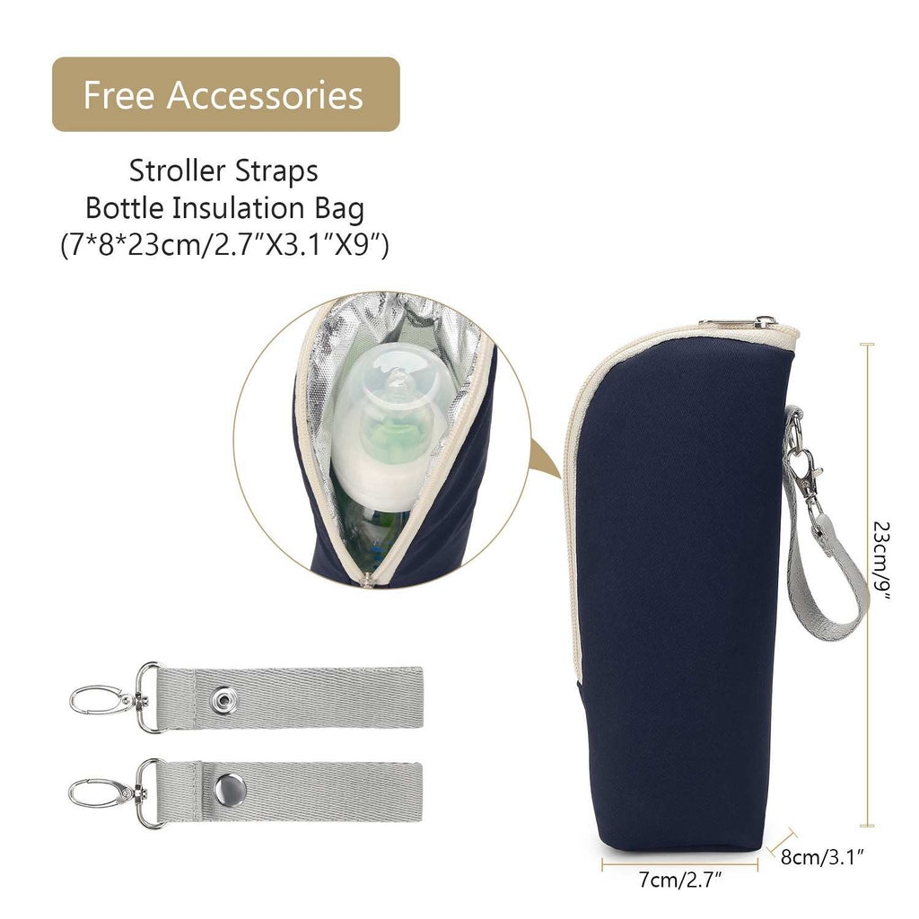 Nautical Chic Quilted Diaper Backpack
