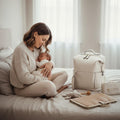 Pearl Luxe Leather Diaper Bag