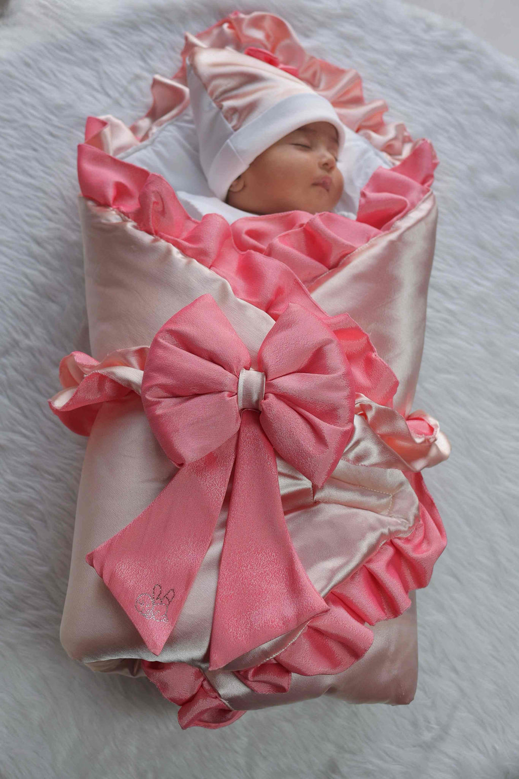 Peach Blush Luxe Drape Set