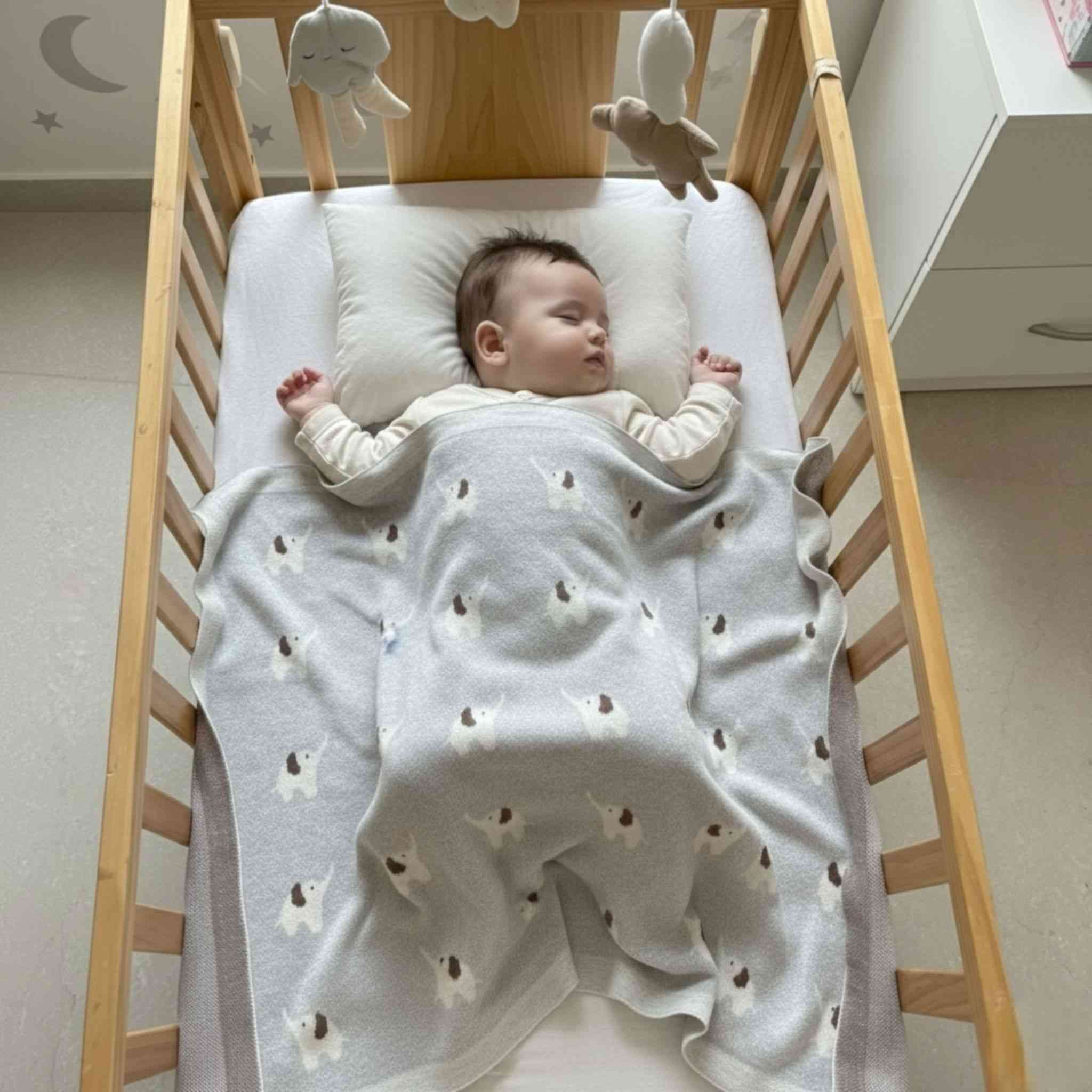 Elephant Haven Reversible Baby Blanket