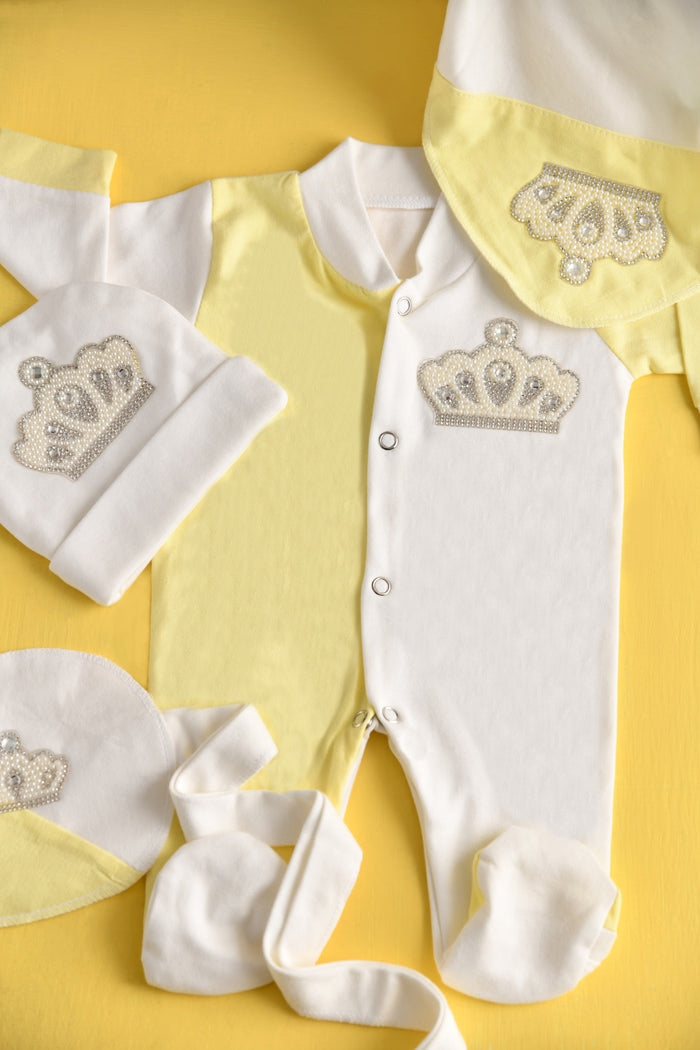 Lemon Royalty Romper Set