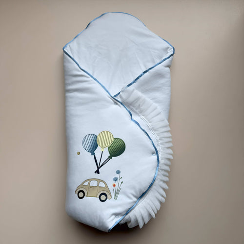 Balloon Ride Baby Drape
